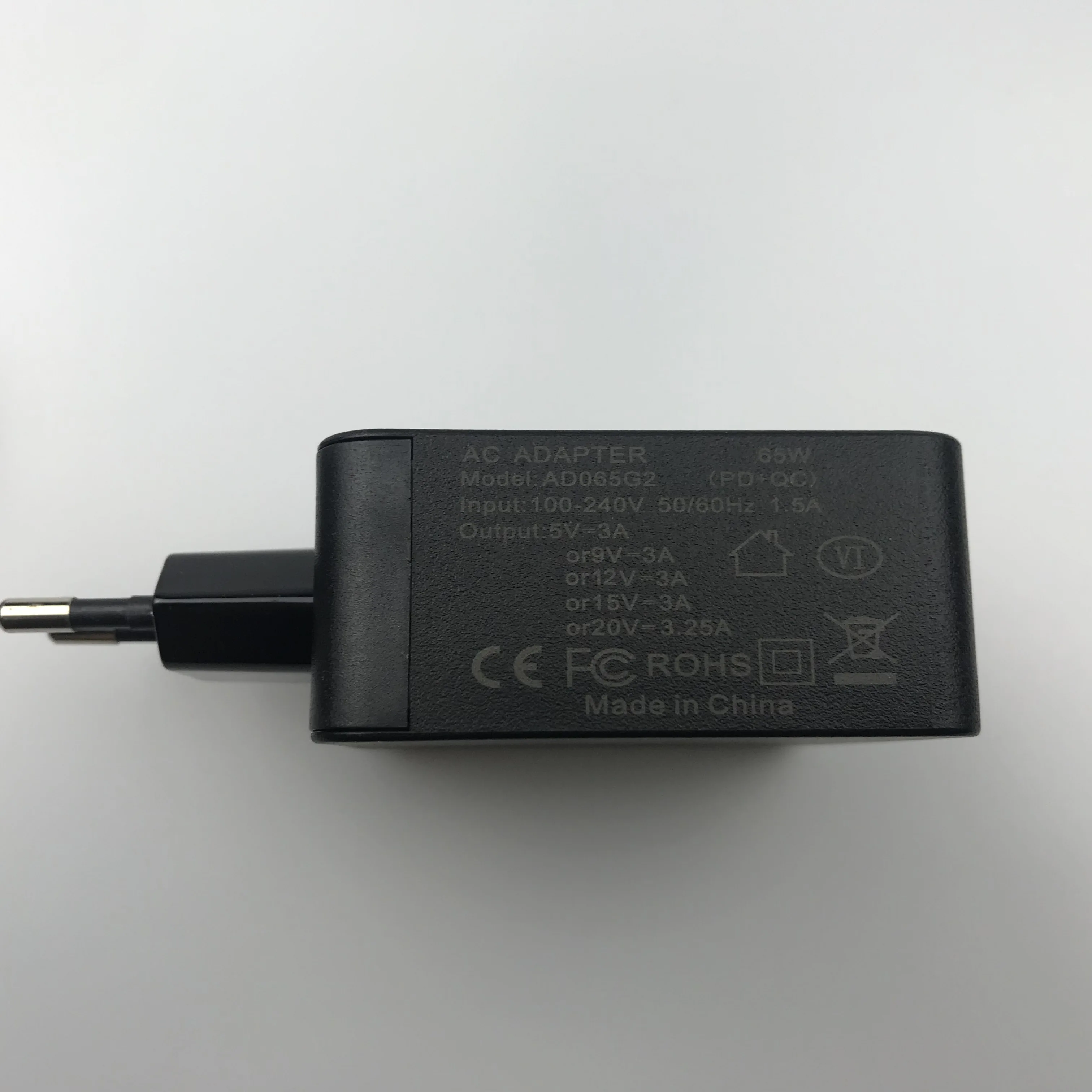 65 Вт 20 в 3.25A type-C быстрое зарядное устройство USB C PD адаптер для питания ноутбука Для huawei Matebook Macbook Pro 12 13 Xiaomi Air hp DELL XPS