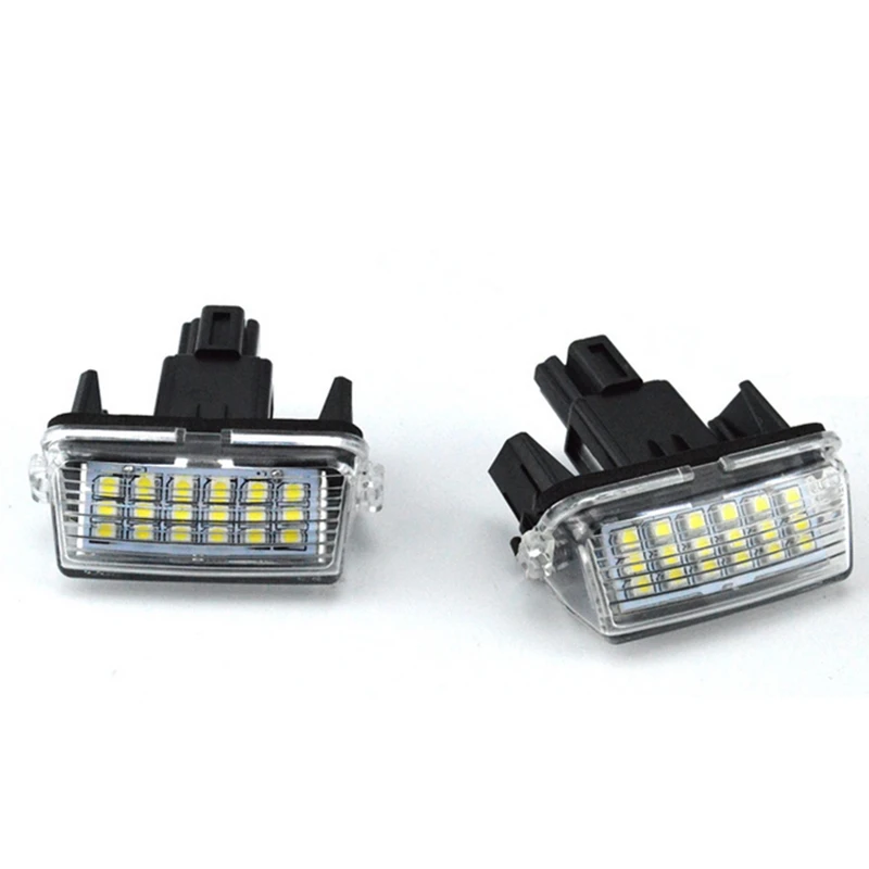 2 шт. подсветка для номерного знака Toyota Corolla Fielder Camry Yaris Vitz Prius C Verso Ractis Avensis