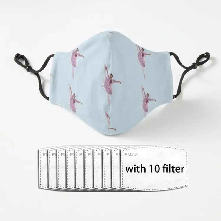 

Маска для лица детская, прозрачная, моющаяся, на синем фоне