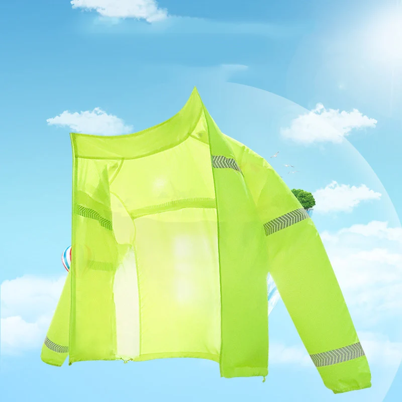 

Sun Protection Clothing Men's Outdoor Cycling Jacket Sports Quick Dry Windbreaker Running Sun Protection Bicycle Skin Clothing
