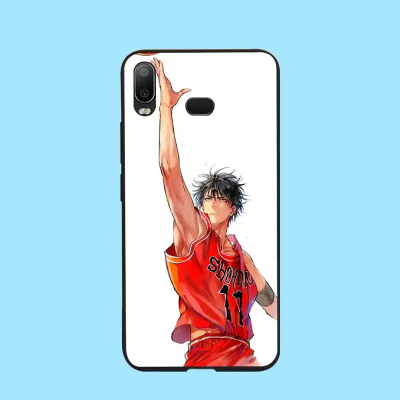 Японский мягкий силиконовый черный чехол PENGHUWAN с аниме Slam Dunk для Samsung A10 A20 A30 A40 A50 A70