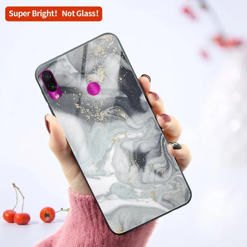 Глянцевый чехол для Xiaomi Redmi Примечание 8 7 6 5 5A Pro 8A 7A Plus 6A Мрамор Fundas крышка| |