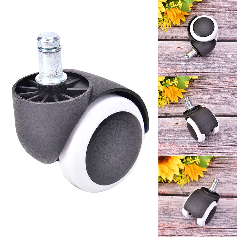 Колесики для офисных стульев резиновые запасные колеса деревянного пола 7/16