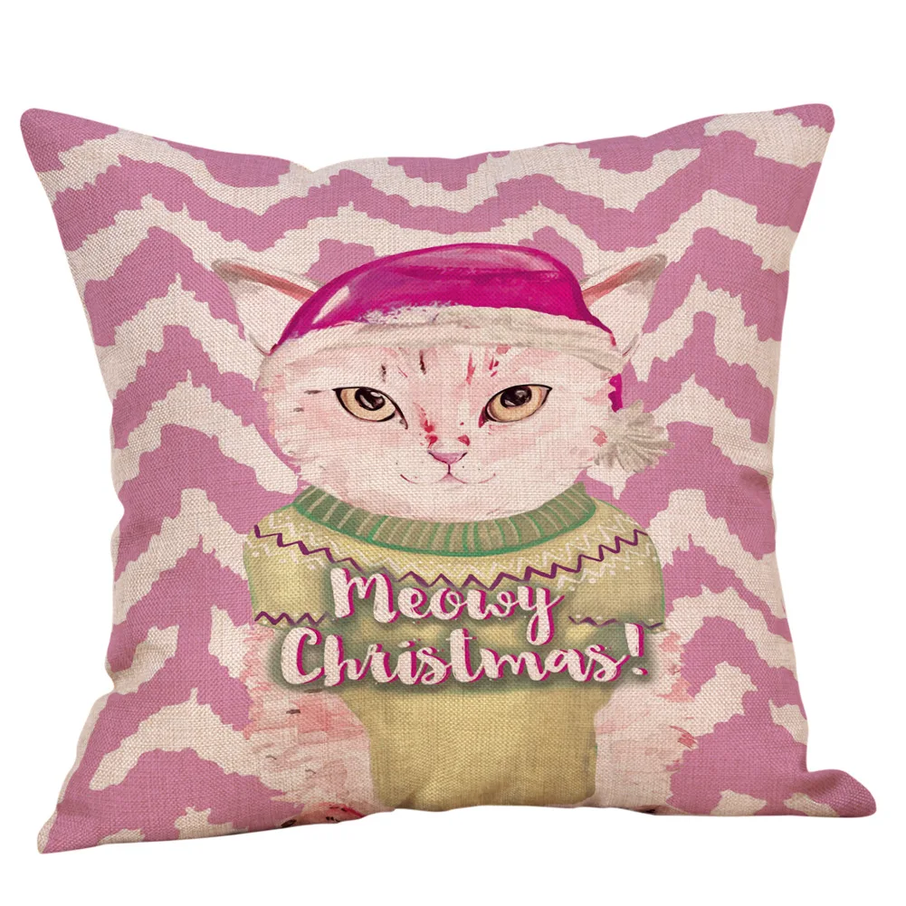 

Animal style pillowcase antler pattern cushion cover