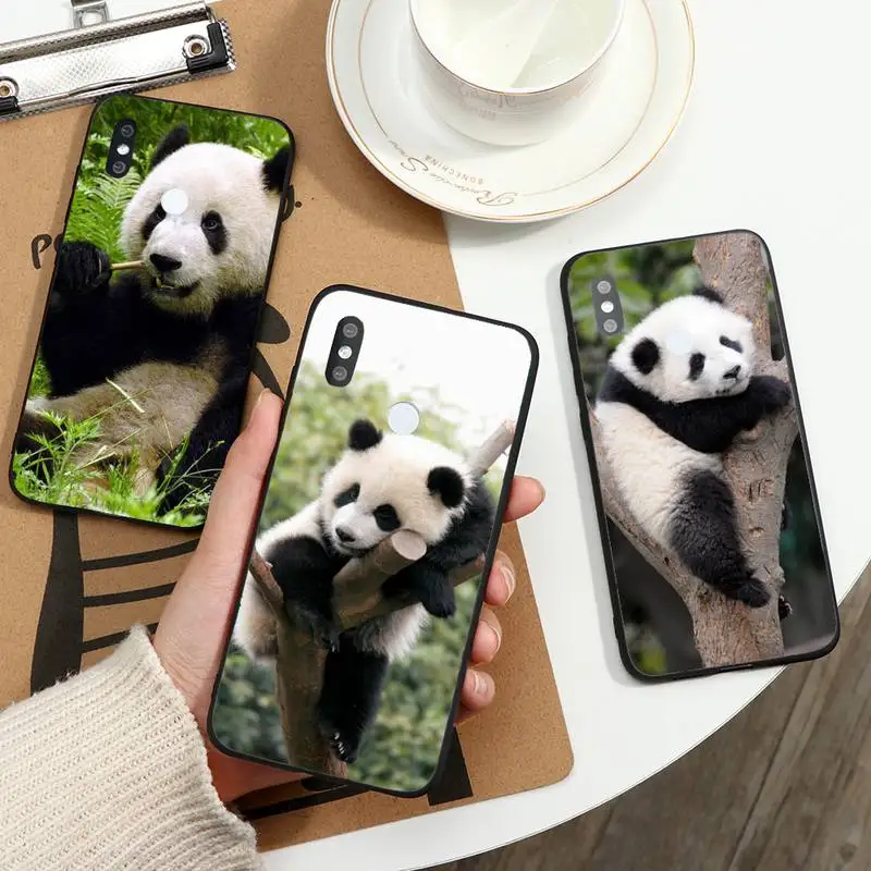 

Cute panda animal Phone Case For Xiaomi Redmi note 7 8 9 t max3 s 10 pro lite coque funda shell cover