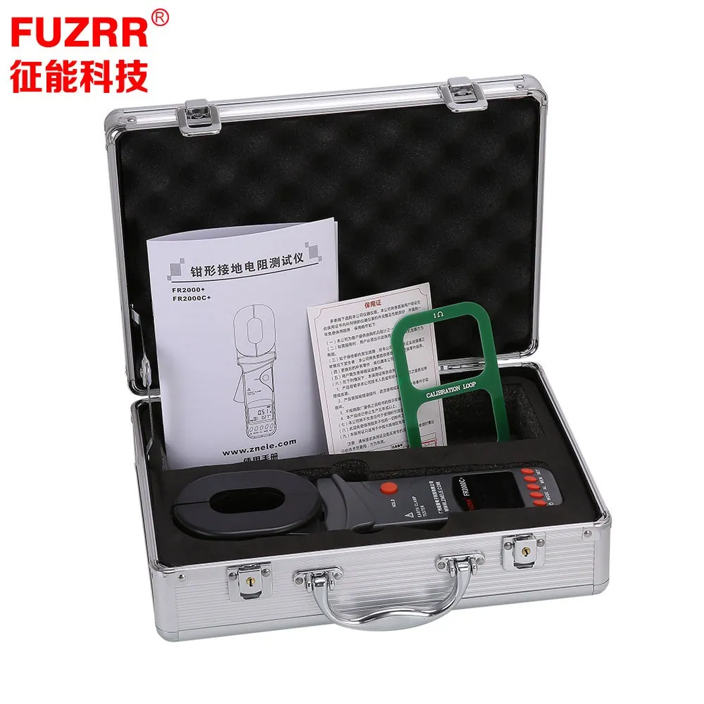 

Zhengneng Clamp Earth Resistance Tester FR2000A+/C+ Explosion-proof Earth Resistance Clamp Earth Current Meter
