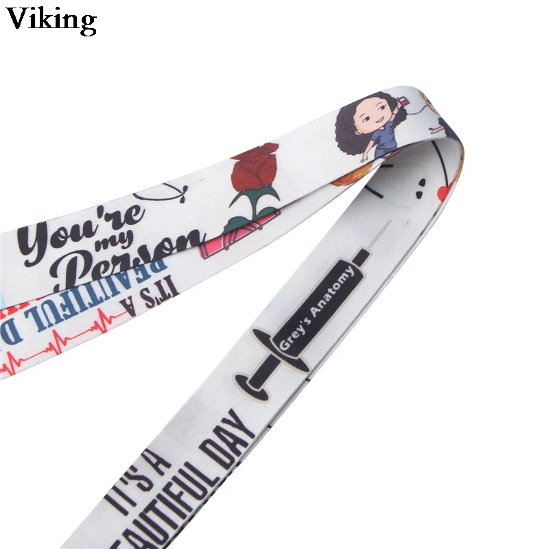 Ремешки с рисунком серая анатомия для тв шоу ремешки ключей удостоверения