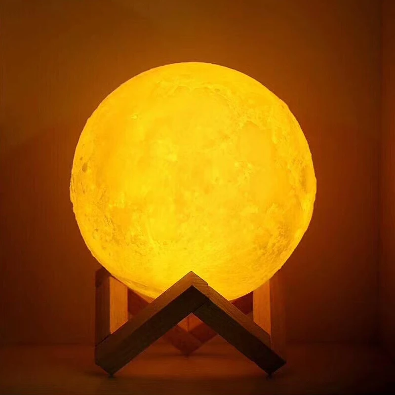

Usb Aufladbare 3D Print Mond Lampe 2 Farbe Touch Schlafzimmer Tisch Petersdom Nacht Licht Decor Blub Kreative Geschenk Luminaria