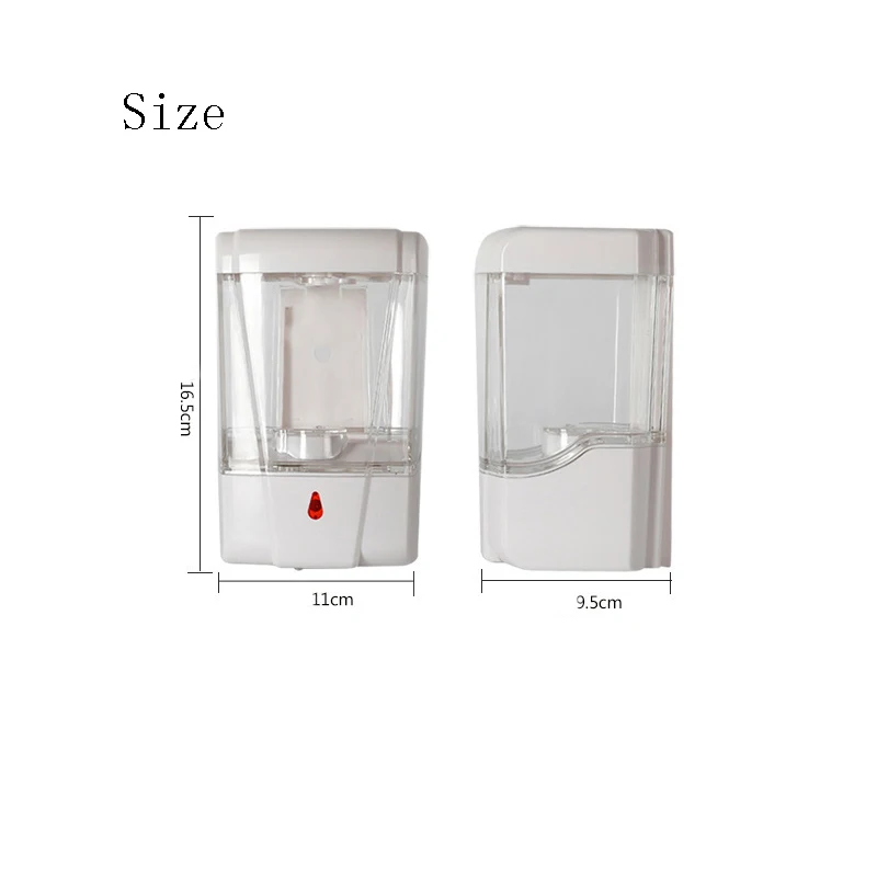 

Hand Free 700ml Automatic Soap Dispenser Touchless Sanitizer Dispenser Smart Sensor Liquid Soap Dispenser for Kitchen Bathroom