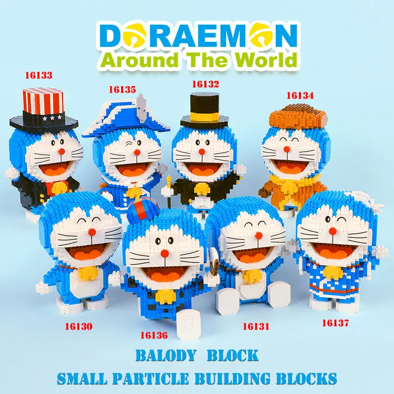 Фигурки аниме BZDA из мультфильмов милая фигурка Doraemo классические фильмы набор