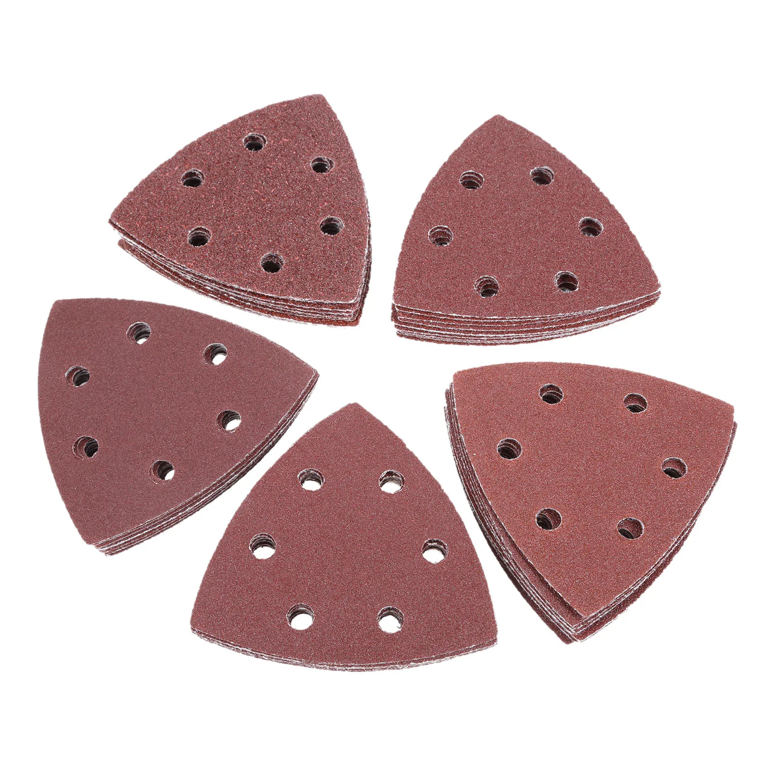 

50/70/120PCS 90mm Delta Sander Sand Paper Hook & Loop Sandpaper Disc Abrasive Tools for Sanding Grit