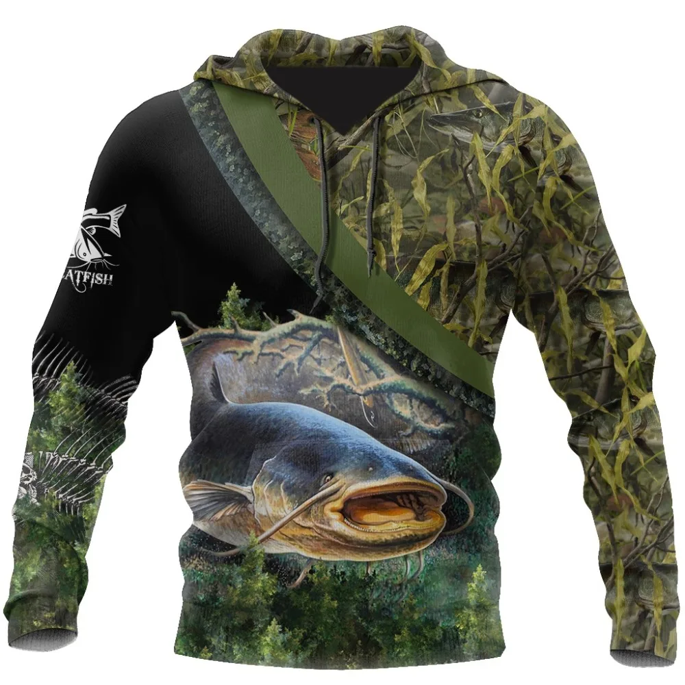 

New 3D All Over Printed Fishing Fashion Mens Hoodie Harajuku Streetwear Pullover Autumn Funny Unisex oversized hoodies