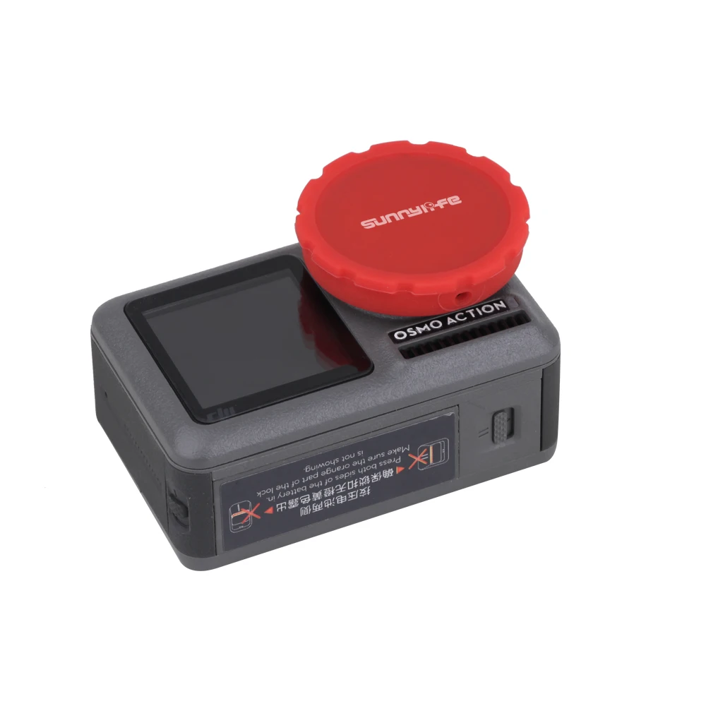 

2 Pieces Lens Cover Cap For DJI OSMO ACTION Camera Silicone Protective Lens Cap Shockproof Case Sports Action Accessories
