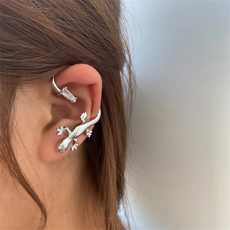 Женские и мужские серьги гвоздики AOMU серебристые металлические неправильной