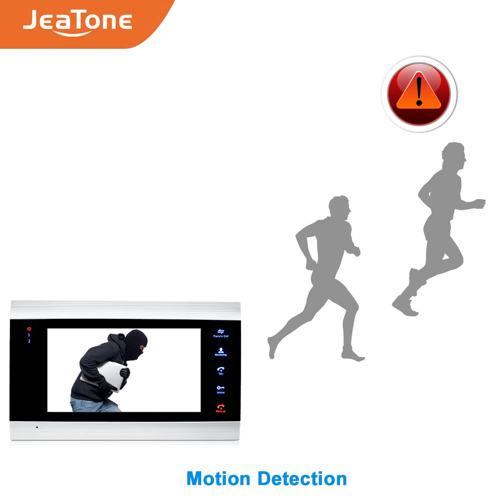 JeaTone Smart Wi Fi Tuya 7 ''домашняя видео домофон с голосовым оповещением/датчиком