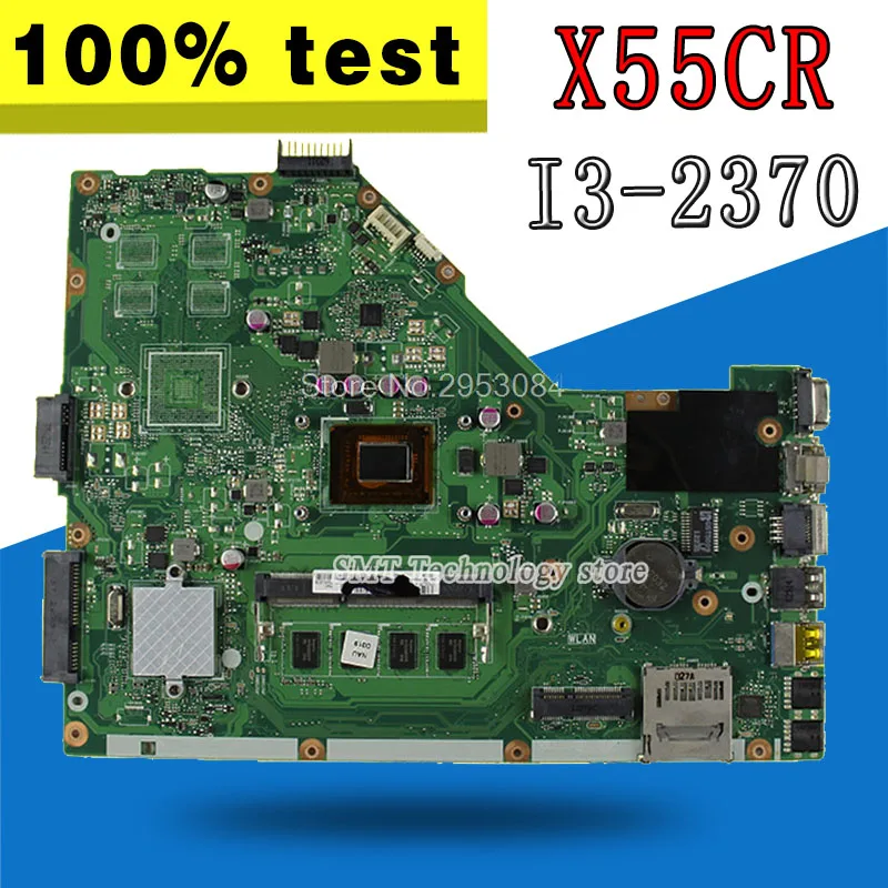 X55CR материнская плата I3 2370 4GMemory REV3.2 для For Asus X55VD ноутбука тест на материнскую