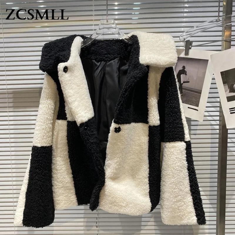 

ZCSMLL Women Fleece Thickened To Keep Warm Jacket New Arrivals Long Sleeve Fashion Temperament Autumn Winter 2021 TH1414