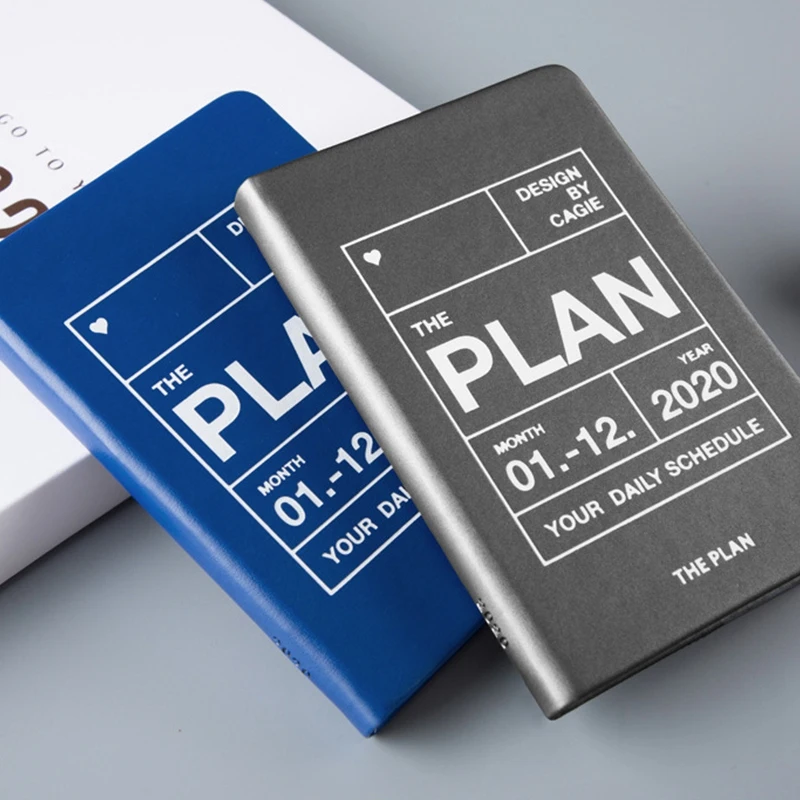 New-2020 Year Planner Travel A7 Notebook Diary Journal Weekly Monthly Agenda School Office Supplies | Канцтовары для офиса и