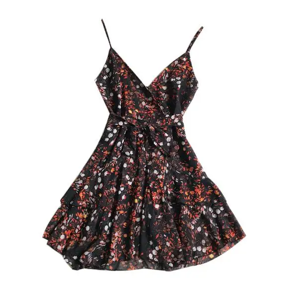 Богемное пляжное стильное сексуальное платье с высокой талией бантом на