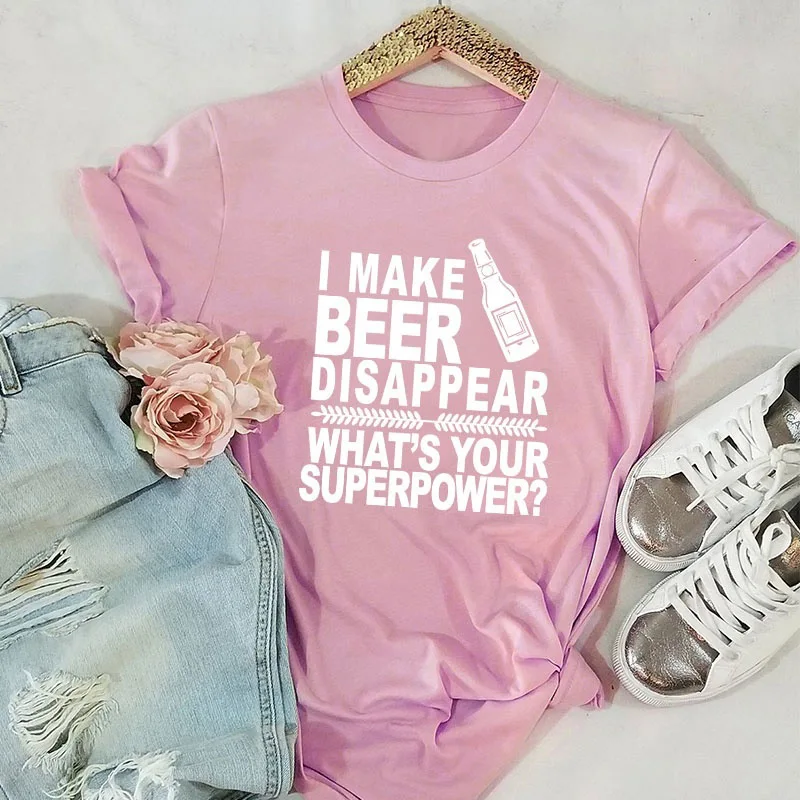 

Cute Women Letter Print Short Sleeve Casual Tops T Shirts Women Unisex Fashion Slogan Tee Tops