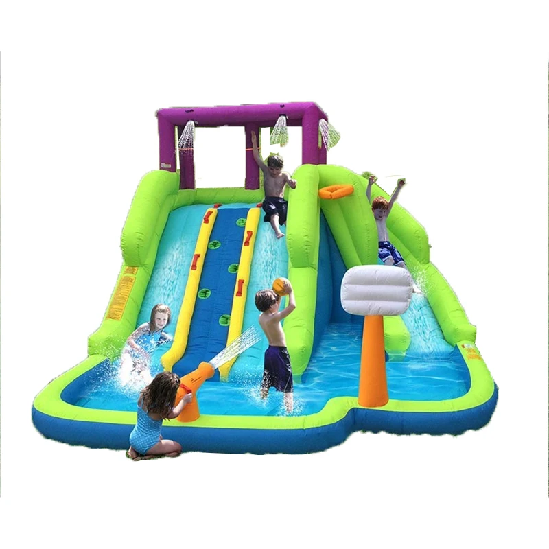 

High quality inflatable water slide pool games, inflatable water slides and inflatable climbing slide