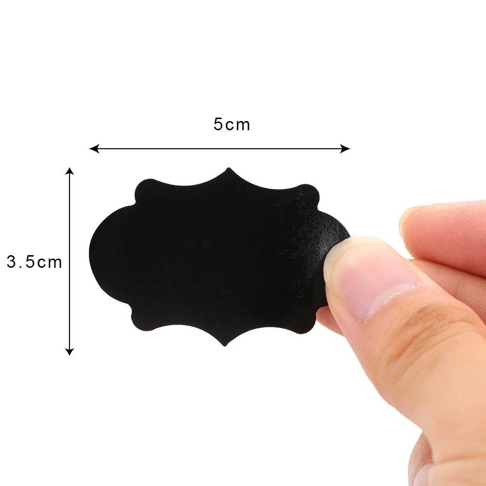 

15 pcs/sheet Chalkboard Sticker Kitchen Can Bottle Jar Organizer Labels Blackboard Sticker Cute Album Stickers