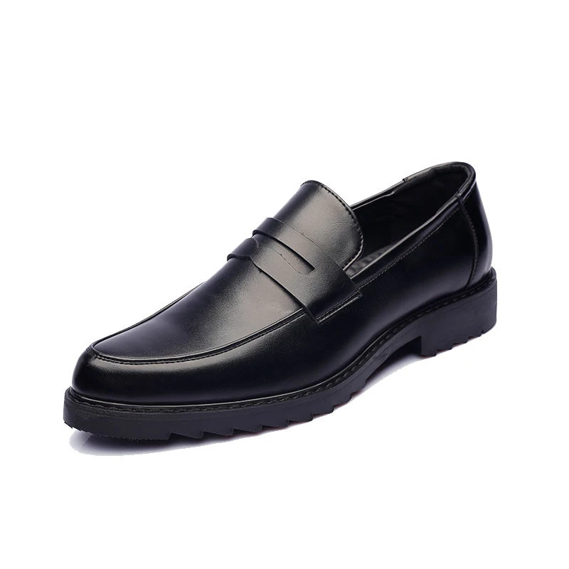 Туфли оксфорды мужские с острым носком брендовые Мокасины деловые стиль