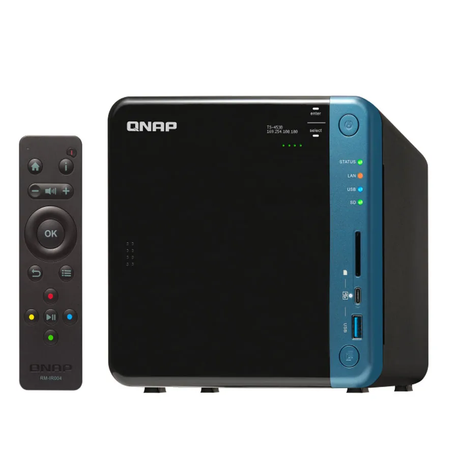 QNAP TS-453B 4G память 4 Bays бесдисковый Nas сервер NFS Сетевое хранилище Облачное Хранилище