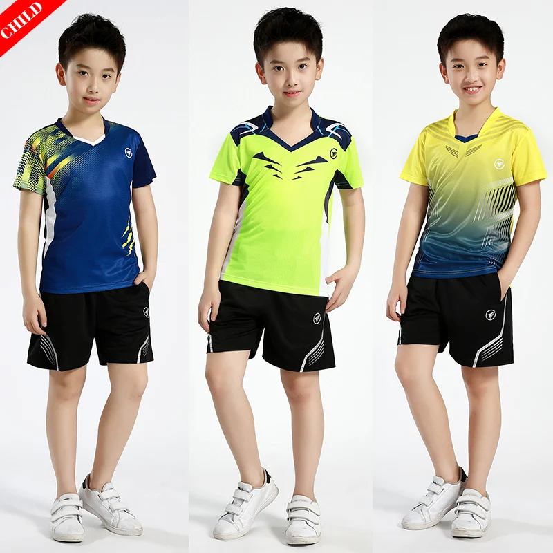 Новинка детские спортивные комплекты одежда для бадминтона настольного тенниса