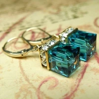 fashion women earrings 2022 vintage rhinestones zircon pendants earrings for women jewelry accessories girl gift