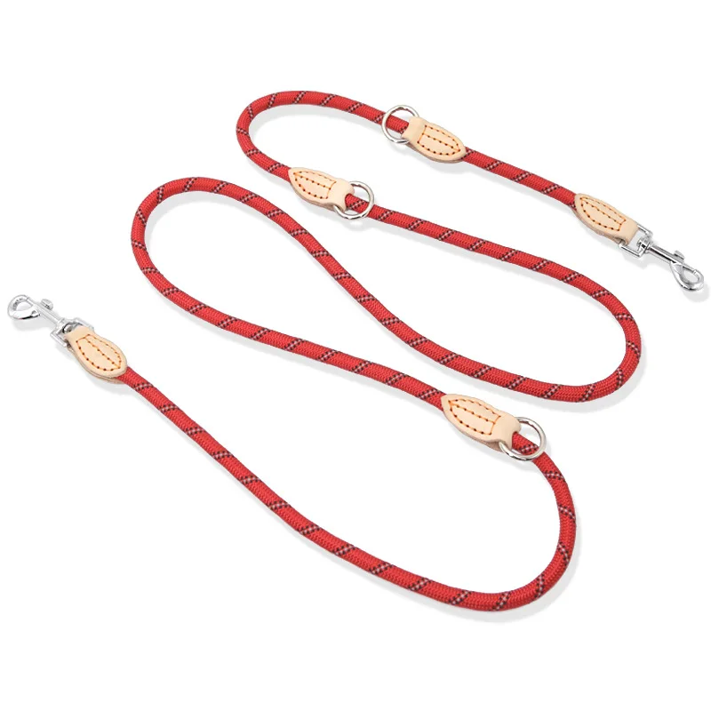 

Dog Leashes Harness for Dog Walker Dogs Double Leash Hands Free Harness Dogs Walking Multifunctional Chain Pet Accessories Belt