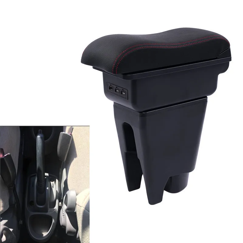 Двухслойный подлокотник для Citroen C1 с USB|Подлокотники| |