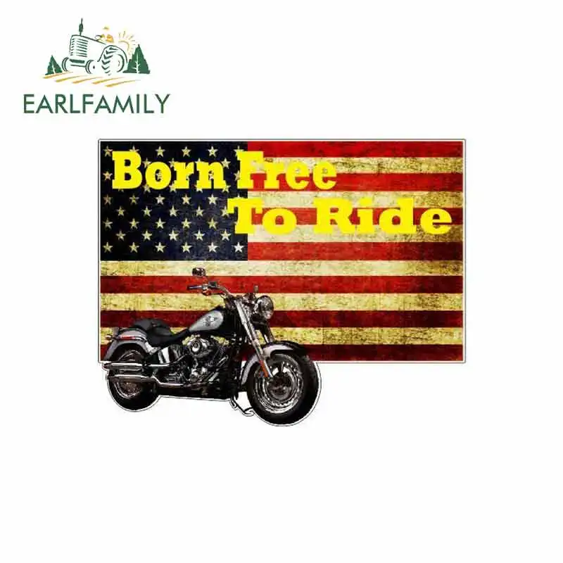 EARLFAMILY 13 см x 10 2 для США раздраженный флаг смешная наклейка автомобиля самодельная