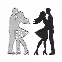 lovers metal die cut stencil scrapbooking diy mold cutting template for valentines day wedding invitation cards embossing folder