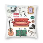 Украшение для подушки друзья, наволочка для диванной подушки для телевизора, декоративная подушка для автомобиля с двусторонним принтом