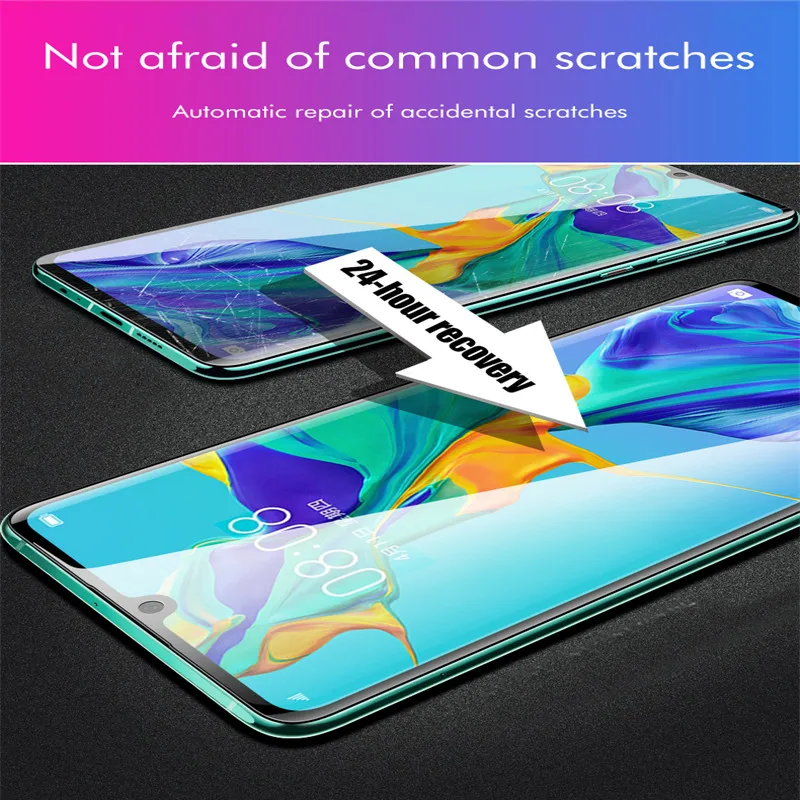 Гидрогелевая пленка для Huawei Mate 30 EPro 40 Pro Plus 40RS Nova 8SE 5T V40|Защитные стёкла и плёнки