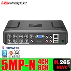 H.265 8CH4CH 5M-N HVR безопасность жесткий диск CCTV гибридный видеорегистратор P2P поддержка AHDTVICVICVBSIP камеры ONVIF NVR