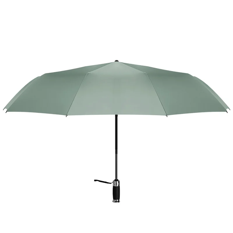 

Full Automatic Umbrella Female UV Protection Three-folding Umbrella Handsome Men Student Vinyl Umbrella Sunny and Rainy Business