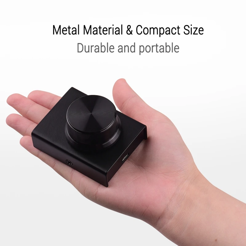 

o Volume Controller Knob Computer Adjuster Mute Function with USB Cable for Windows Computer Speaker o