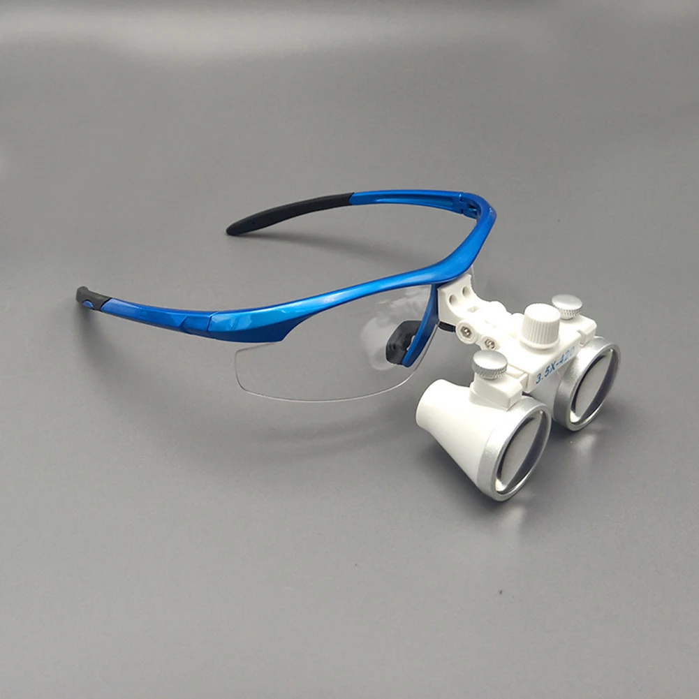 

3.5X Magnifying Glass Clamp Optical Glass Portable Optical Glass Dental Loupes Binocular Dental Loupe Optical Glass