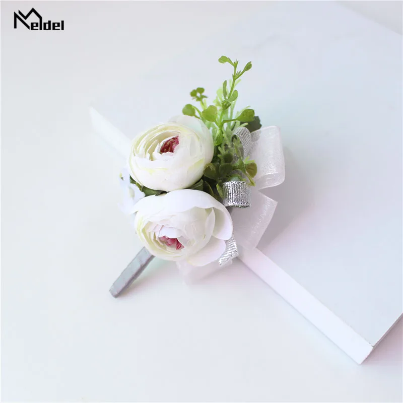 Meldel корсаж для жениха Бутоньерка Свадебный браслет на запястье корсажное