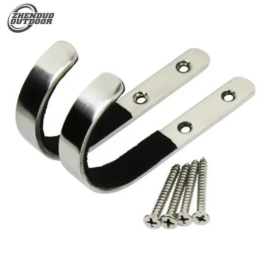 

ZHENDUO OUTDOOR Wall Mount Gun Rack Hanger Felt Lined Hooks