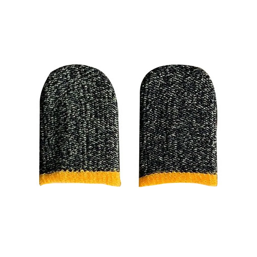 Mobile accessories 2Pcs Sweat Proof Carbon Fiber Game Finger Sleeves Cots Thumb Protector Breathable Flexible | Электроника