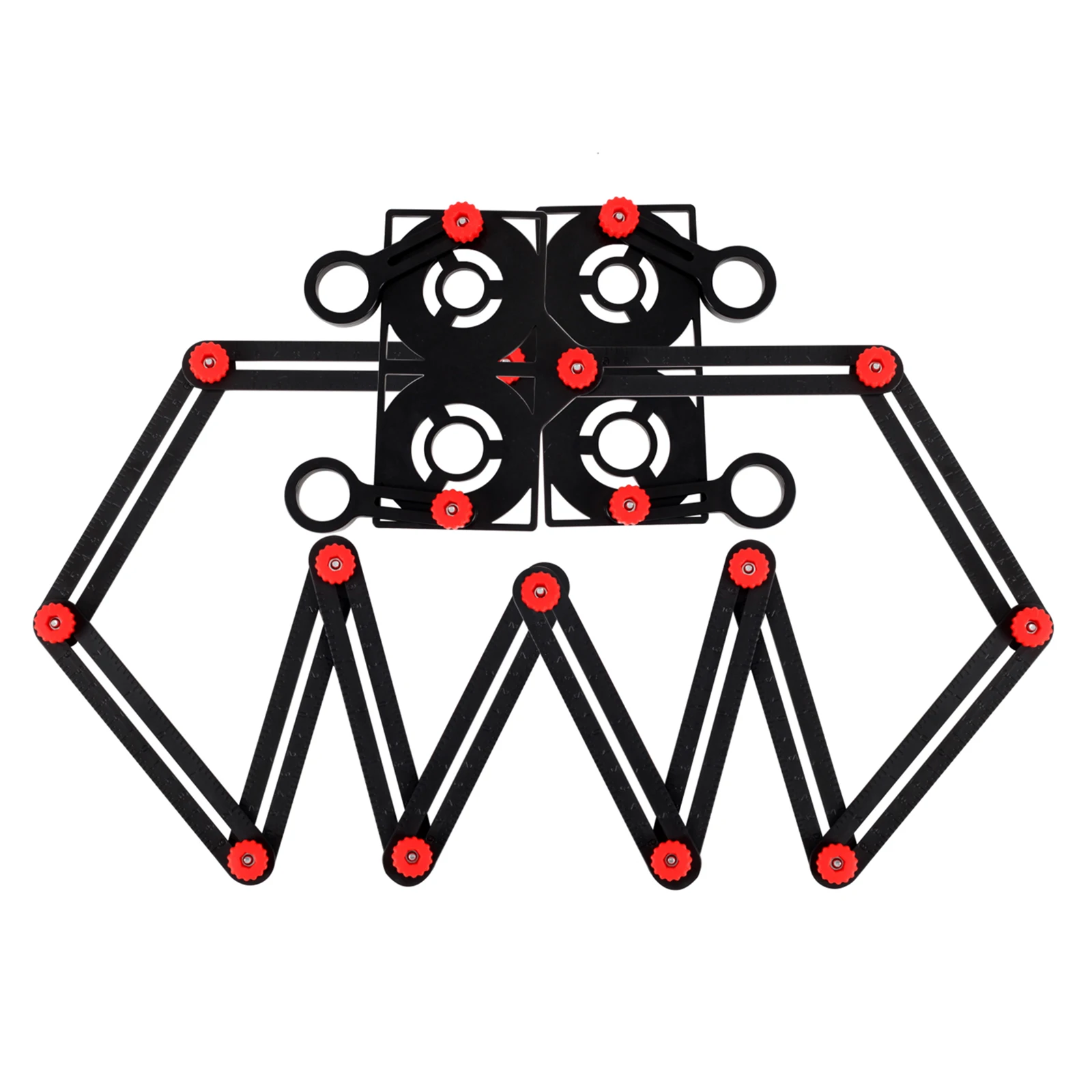 

Plastic Angularizer Ruler Tapes Measuring Positioning Universal Multi-Angle High Precision Multi-function 7 Kinds Template Tool