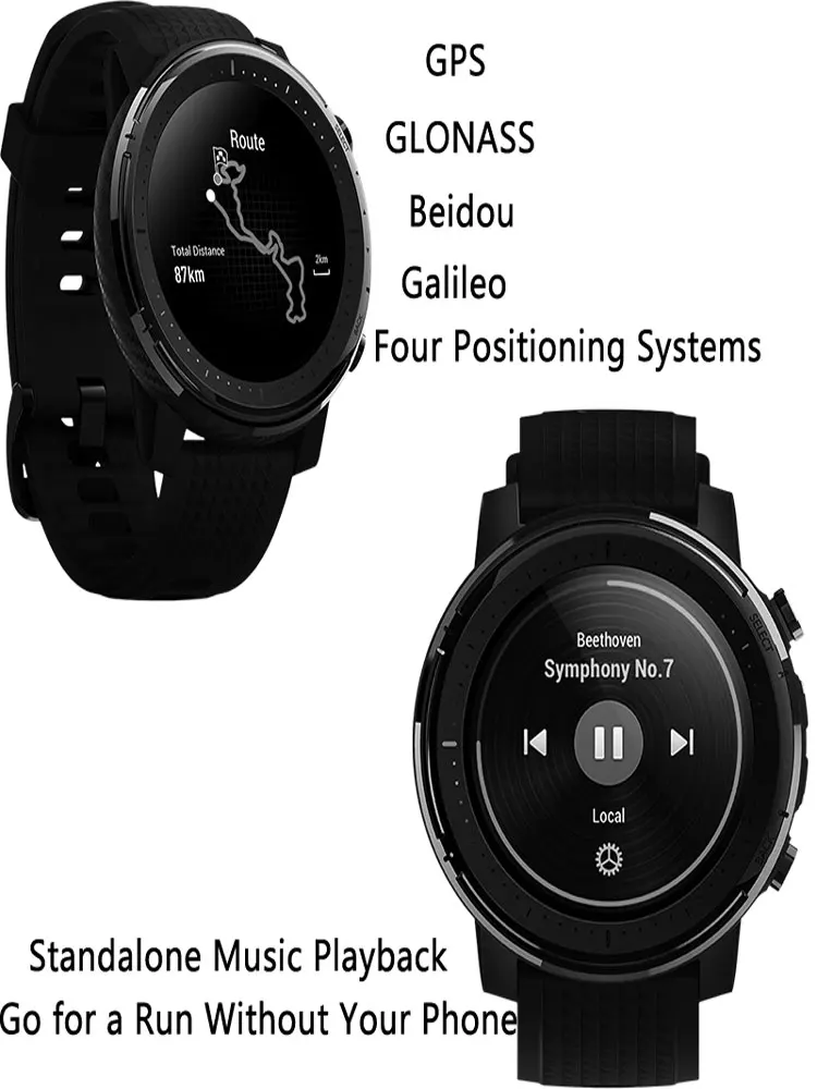 Умные часы Amazfit Stratos 3 глобальная версия GPS 5ATM Bluetooth музыка двойной режим 14 дней