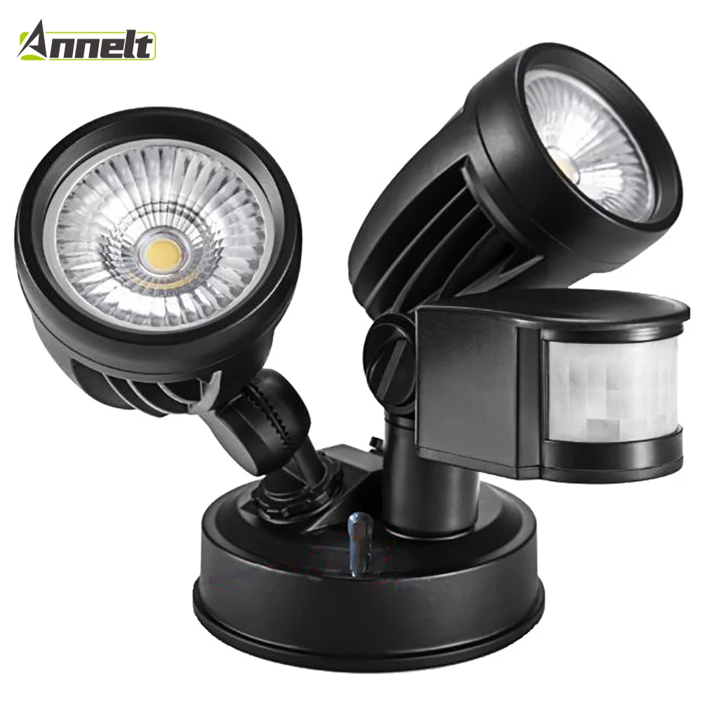 

Светодиодный светильник 13 Вт/26 Вт, двойной инфракрасный датчик безопасности, прожектор переменного тока 220 В, водонепроницаемый, IP54 пара, на...