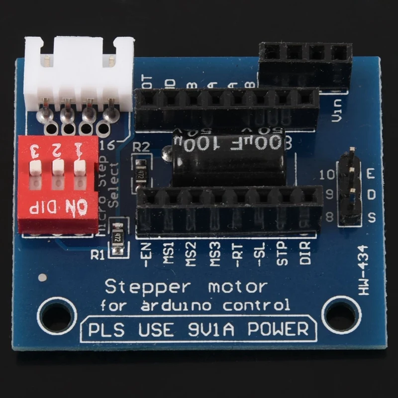 DRV8825 шаговый двигатель драйвер модуль с 1 шт. Синий металл + PCB 3D принтер привод