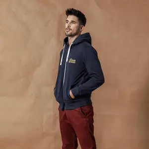 Мужская толстовка с капюшоном SIMWOOD, брендовое худи на молнии, осенняя толстовка с вышивкой, SI980506, 2019