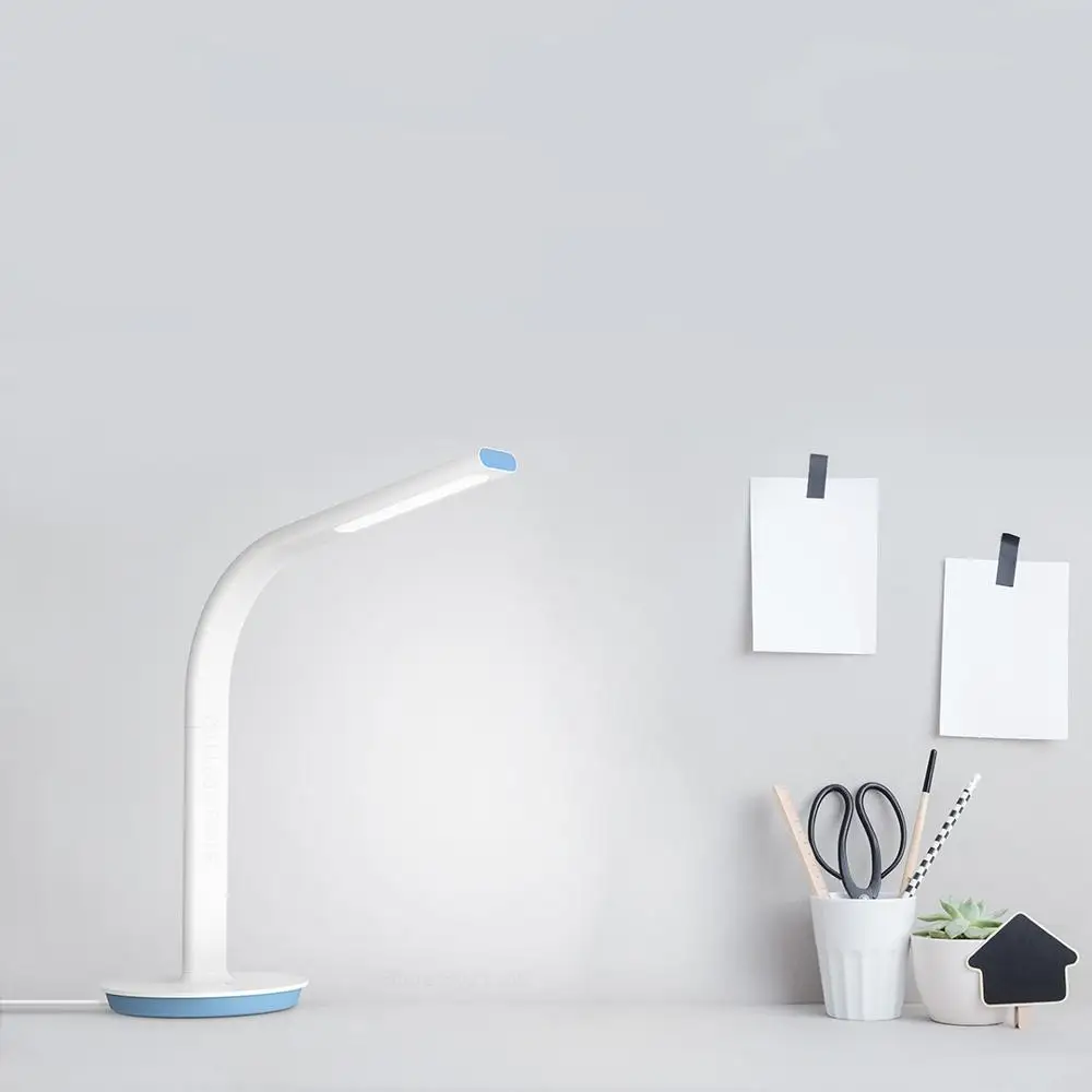 XIAOMI MIJIA Philips настольная лампа 2S светодиодный смарт-настольная лампа изгиб Студенческая лампа офисная настольная светильник для спальни ночной Светильник приложение Прикроватный ночной свет Лампа Лупы