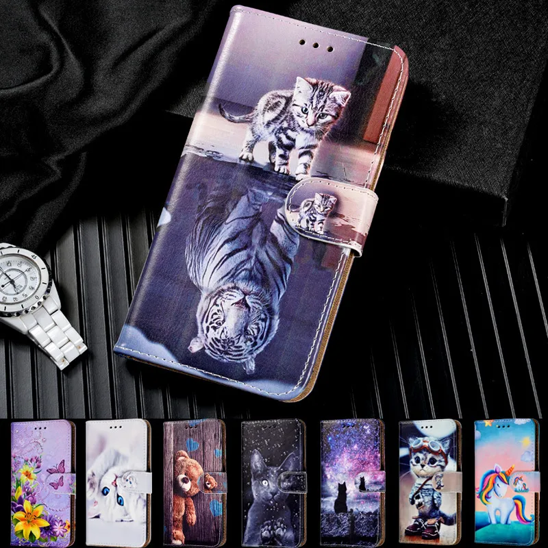 Чехол книжка для телефона ZTE Blade A510 A530 A6 Lite V7 V8 A7 V9 V10 Vita A3 A5 2019 2020 A610 20|Чехлы-портмоне|